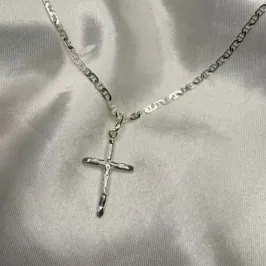 Pingente Crucifixo com Cristo - Prata 925