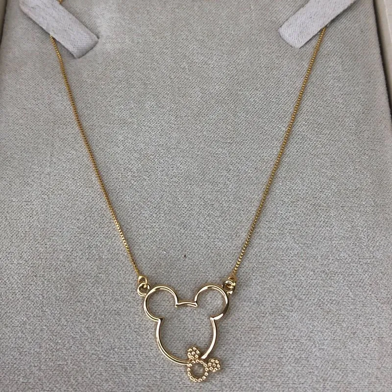 Colar Infantil MIckey - Banhado a Ouro 18K