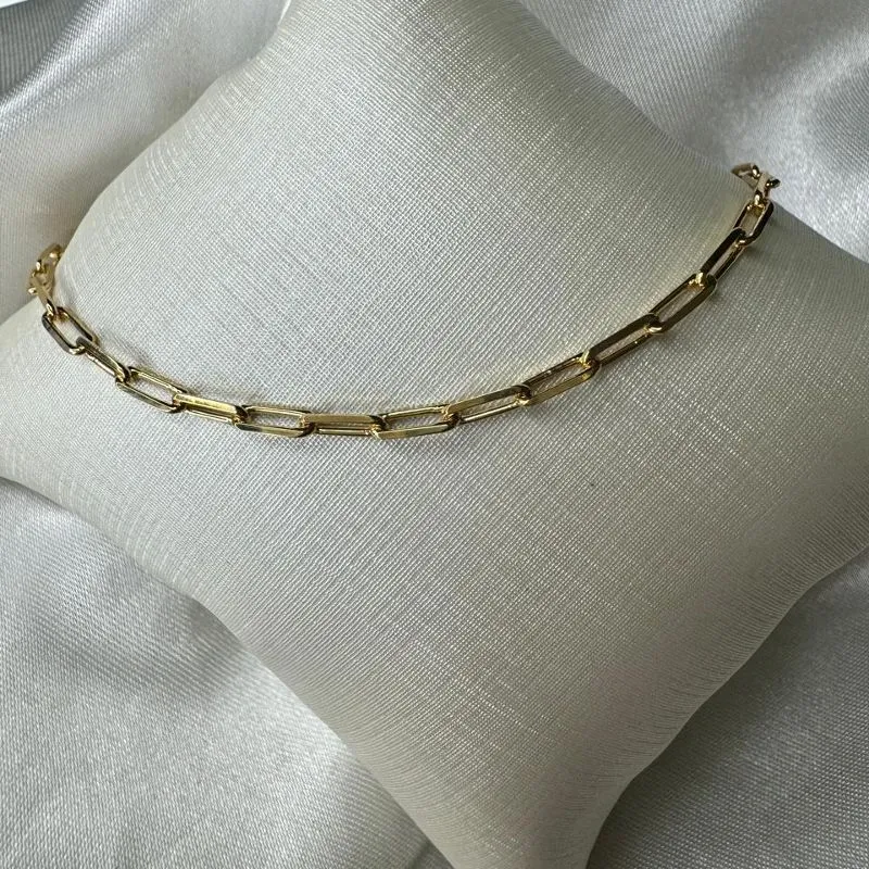 Pulseira Elo Cartier - Banhado a Ouro 18k