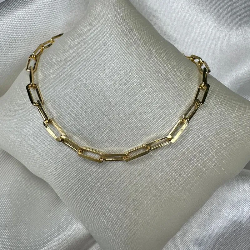 Pulseira Elo Cartier Laminado - Banhado a Ouro 18k